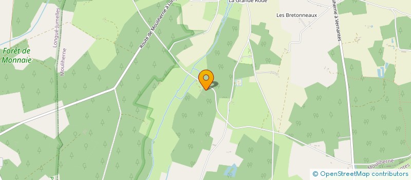 localisation de l'entreprise GROUPEMENT FORESTIER DES AUBERTS  MOULIHERNE