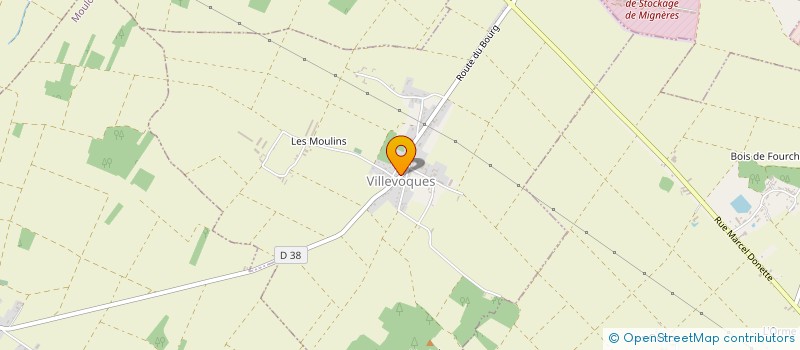 localisation de l'entreprise GROUPEMENT FORESTIER DES BOIS D'OUCHAMP à VILLEVOQUES
