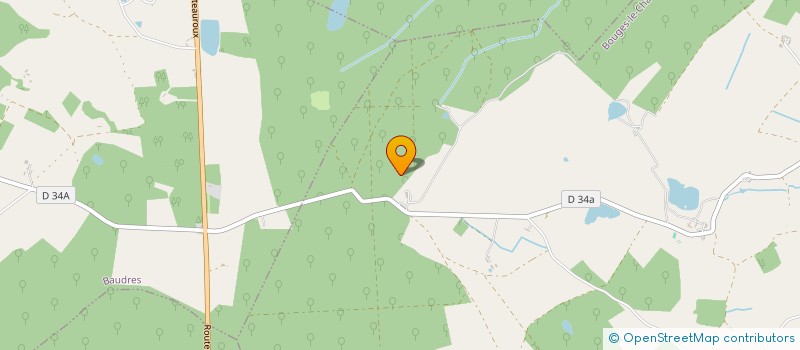 localisation de l'entreprise GROUPEMENT FORESTIER DES BOIS DE BOUGES à BOUGES-LE-CHATEAU