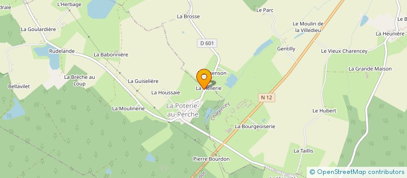 localisation de l'entreprise GROUPEMENT FORESTIER DES BOIS DE FOURGES à TOUROUVRE AU PERCHE