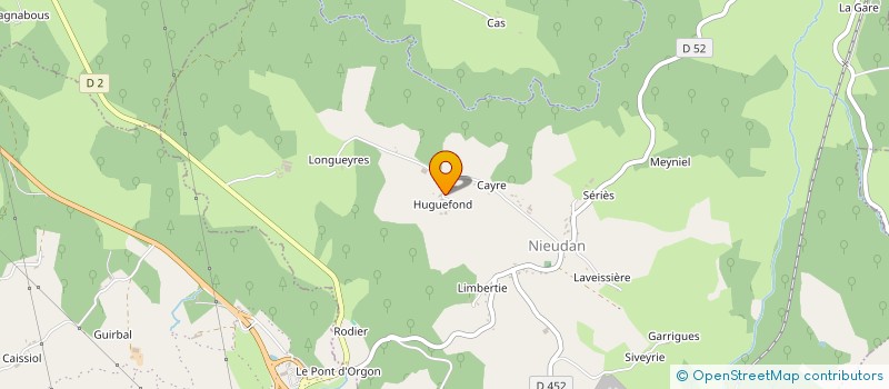 localisation de l'entreprise GROUPEMENT FORESTIER DES BOIS DE GRESSE à NIEUDAN