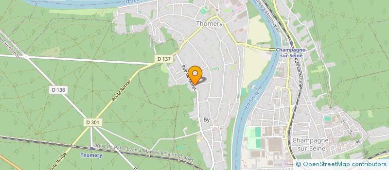 localisation de l'entreprise GROUPEMENT FORESTIER DES BOIS DE REUGNY  THOMERY