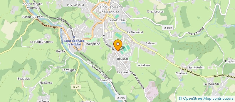 localisation de l'entreprise GROUPEMENT FORESTIER DES BOIS DE ROSIER à LE CHATENET EN DOGNON
