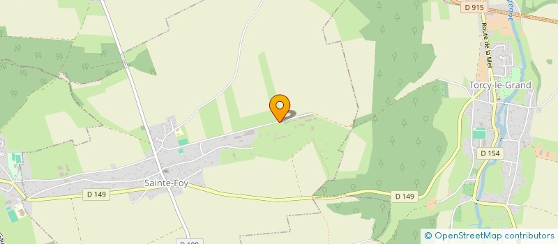 localisation de l'entreprise GROUPEMENT FORESTIER DES BOIS DE TORCY  SAINTE-FOY