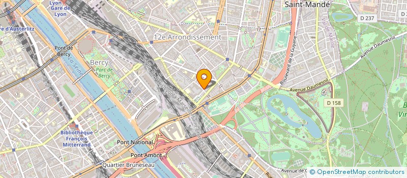 localisation de l'entreprise GROUPEMENT FORESTIER DES BOIS DE TOULON SUR ARROUX  PARIS