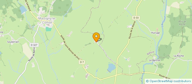 localisation de l'entreprise GROUPEMENT FORESTIER DES BOIS RONDS  MARTIGNY-LE-COMTE