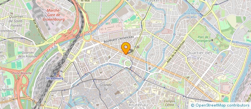 localisation de l'entreprise GROUPEMENT FORESTIER DES BUISSONNIERS  STRASBOURG