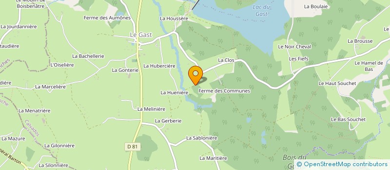 localisation de l'entreprise GROUPEMENT FORESTIER DES CENTACRES  NOUES DE SIENNE