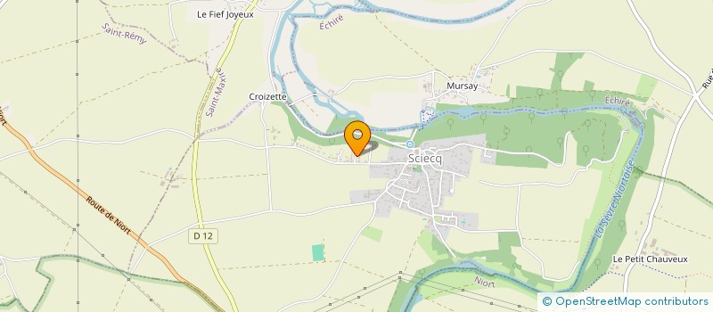 localisation de l'entreprise GROUPEMENT FORESTIER DES CHABIRANDS  SCIECQ