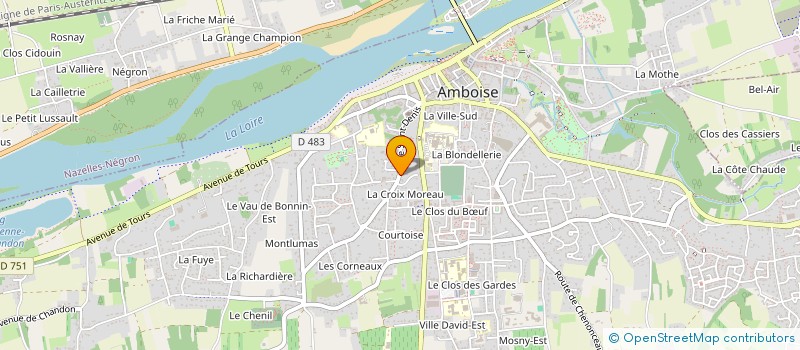 localisation de l'entreprise GROUPEMENT FORESTIER DES CLOSEAUX  AMBOISE