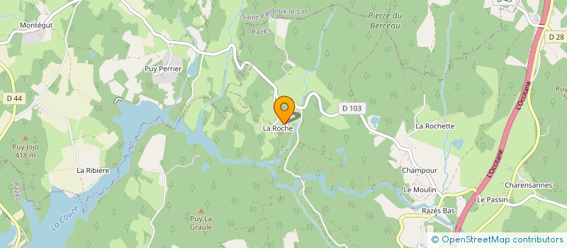 localisation de l'entreprise GROUPEMENT FORESTIER DES DEUX CHENES à RAZES