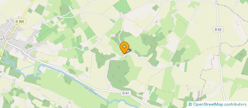 localisation de l'entreprise GROUPEMENT FORESTIER DES DOUGLAS  MARCON