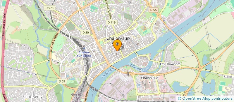 localisation de l'entreprise GROUPEMENT FORESTIER DES EBRULES  CHALON-SUR-SAONE