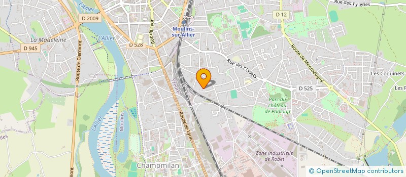 localisation de l'entreprise GROUPEMENT FORESTIER DES EPINEUILS  TOULON-SUR-ALLIER