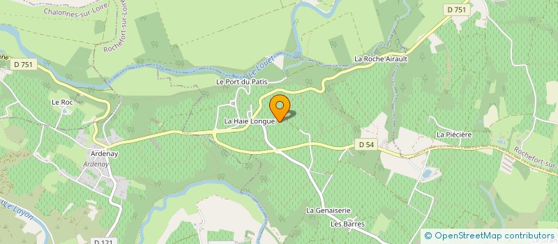 localisation de l'entreprise GROUPEMENT FORESTIER DES ESSARTS  ROCHEFORT-SUR-LOIRE