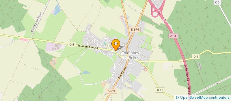 localisation de l'entreprise GROUPEMENT FORESTIER DES FINSOREY  SERVANCE-MIELLIN