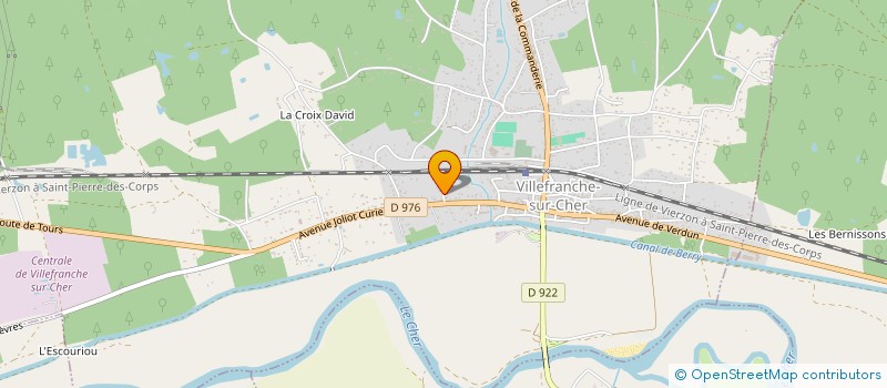 localisation de l'entreprise GROUPEMENT FORESTIER DES FLEURIERES  VILLEFRANCHE-SUR-CHER