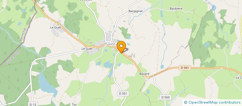 localisation de l'entreprise GROUPEMENT FORESTIER DES FONTAINES  SAINT-AVIT