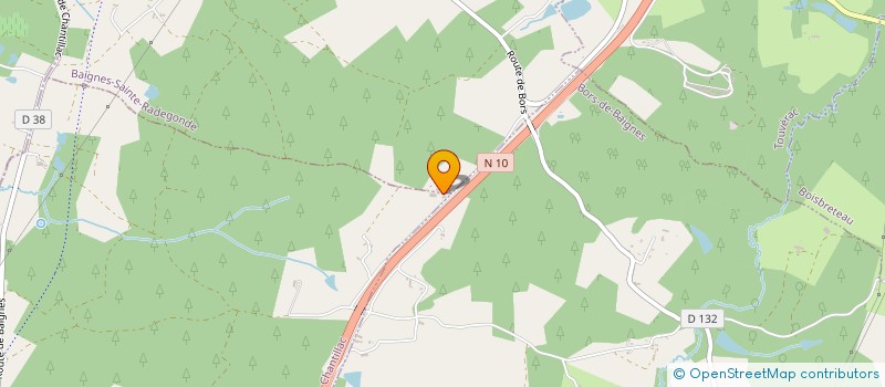 localisation de l'entreprise GROUPEMENT FORESTIER DES FONTENELLES à CHANTILLAC