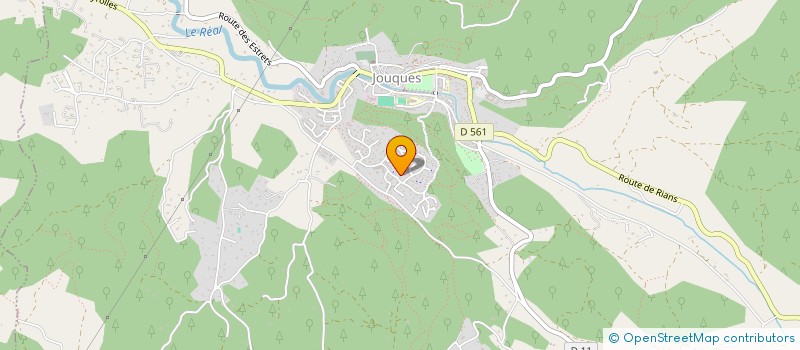 localisation de l'entreprise GROUPEMENT FORESTIER DES FOUCANES  JOUQUES