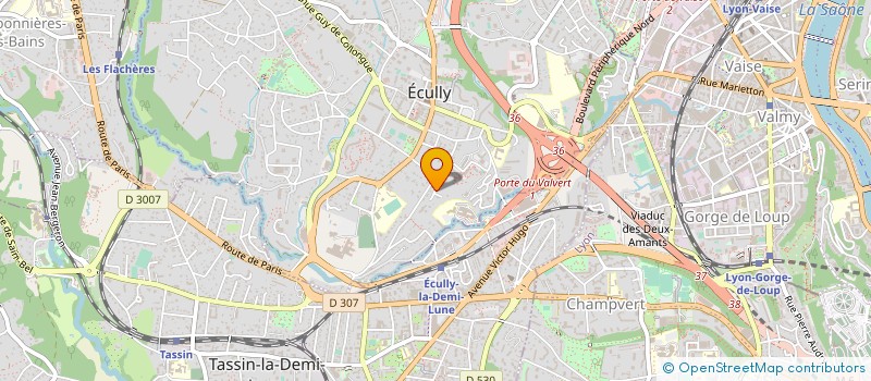 localisation de l'entreprise GROUPEMENT FORESTIER DES GRANDES PLAINES  ECULLY