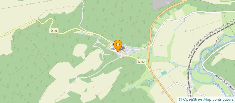 localisation de l'entreprise GROUPEMENT FORESTIER DES HAUTES VALLEES à MARBEVILLE