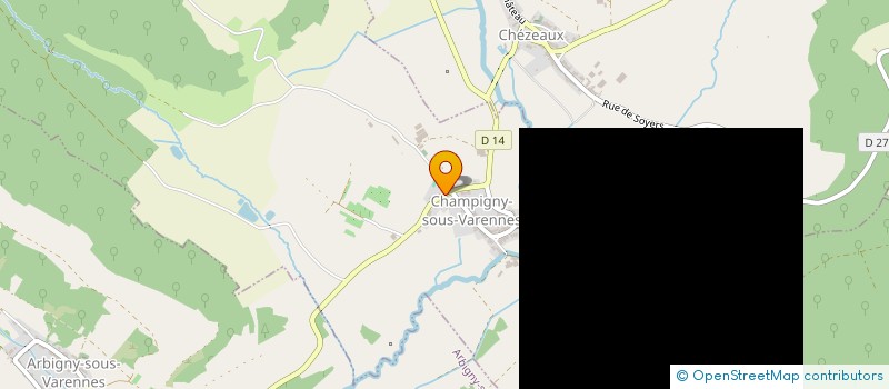 localisation de l'entreprise GROUPEMENT FORESTIER DES HAUTS PLATEAUX à CHAMPIGNY-SOUS-VARENNES