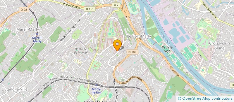 localisation de l'entreprise GROUPEMENT FORESTIER DES HAUTS VENTS  MARLY-LE-ROI