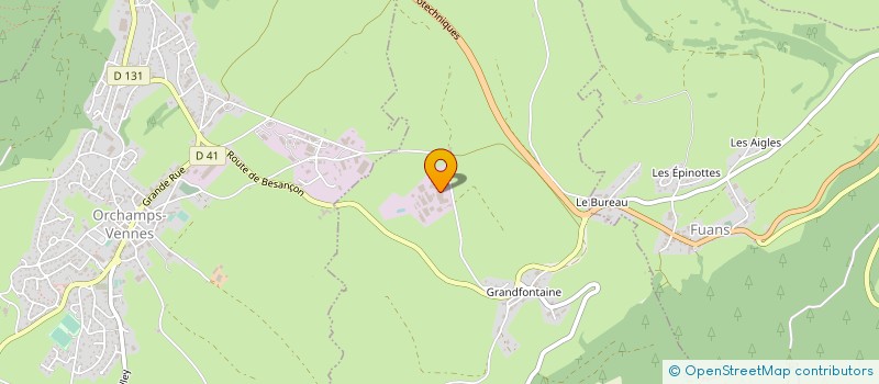 localisation de l'entreprise GROUPEMENT FORESTIER DES LEIGES à FOURNETS-LUISANS