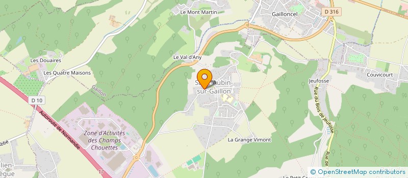 localisation de l'entreprise GROUPEMENT FORESTIER DES LORIOT  SAINT-AUBIN-SUR-GAILLON