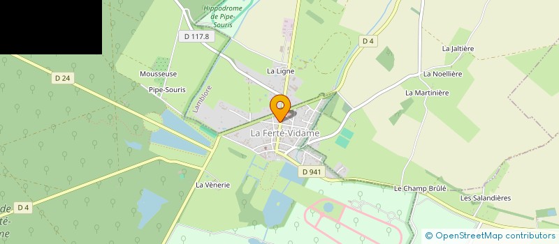 localisation de l'entreprise GROUPEMENT FORESTIER DES MANCEAUX à LA FERTE-VIDAME