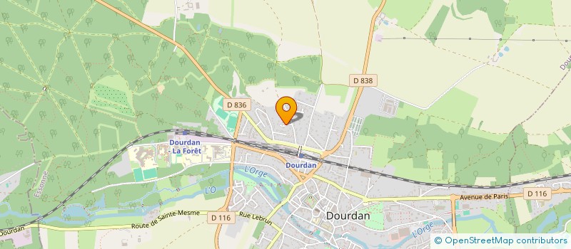 localisation de l'entreprise GROUPEMENT FORESTIER DES MANGE à DOURDAN