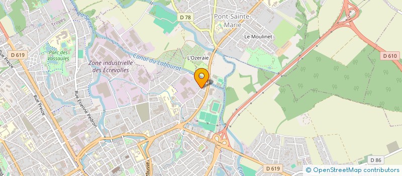 localisation de l'entreprise GROUPEMENT FORESTIER DES MATELINES à TROYES