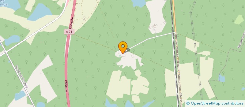 localisation de l'entreprise GROUPEMENT FORESTIER DES MAZERES  NOUAN-LE-FUZELIER