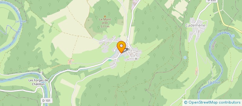 localisation de l'entreprise GROUPEMENT FORESTIER DES NORDS  RUREY