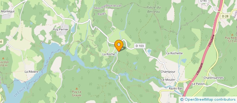 localisation de l'entreprise GROUPEMENT FORESTIER DES PETITS BOIS à RAZES