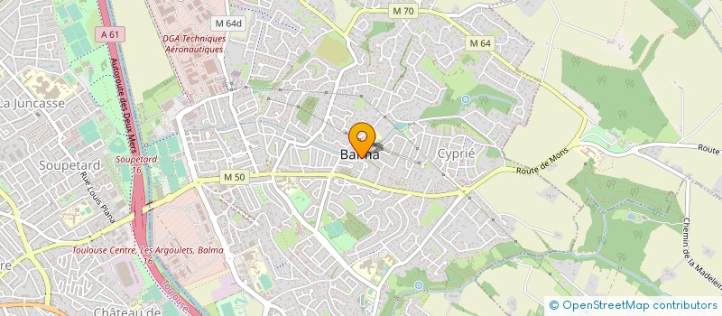 localisation de l'entreprise GROUPEMENT FORESTIER DES POMMERETS  BALMA