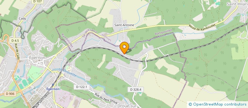 localisation de l'entreprise GROUPEMENT FORESTIER DES REPES à DROUE-SUR-DROUETTE