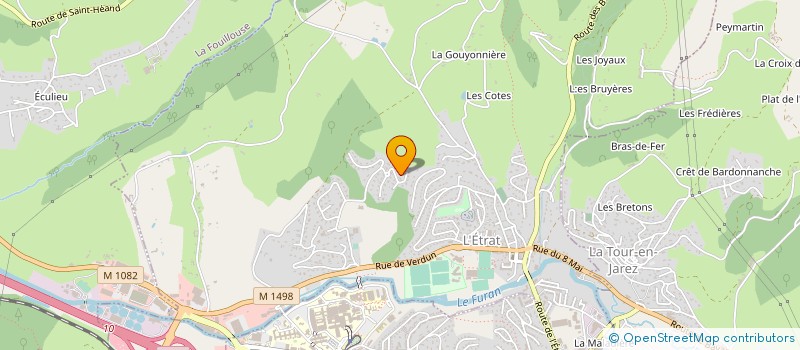 localisation de l'entreprise GROUPEMENT FORESTIER DES RIEUX à L'ETRAT