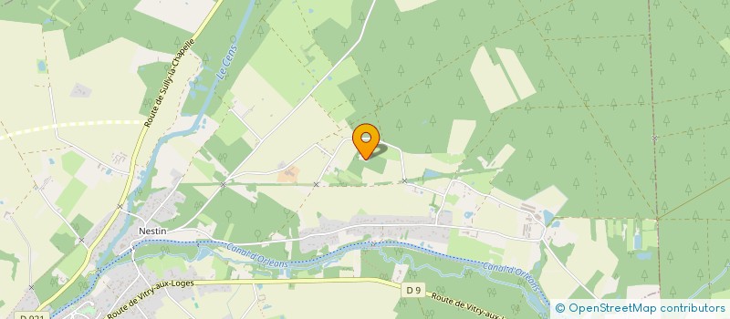 localisation de l'entreprise GROUPEMENT FORESTIER DES SERENNES à FAY-AUX-LOGES