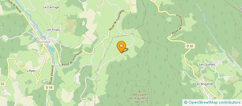 localisation de l'entreprise GROUPEMENT FORESTIER DES SOURCES  VAUXRENARD