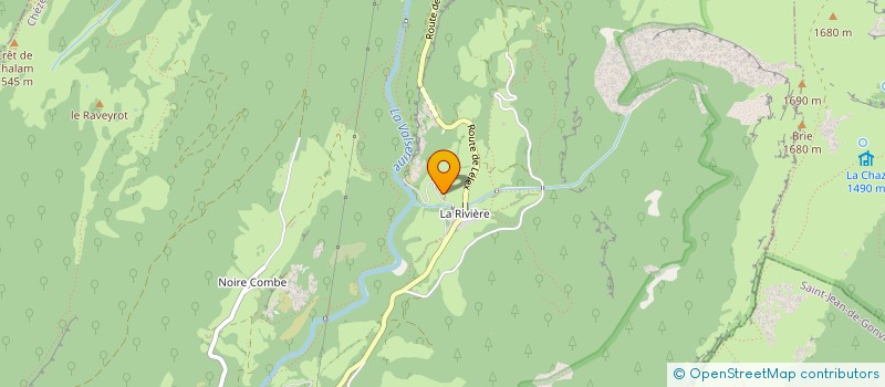 localisation de l'entreprise GROUPEMENT FORESTIER DES T'CHO  CHEZERY-FORENS