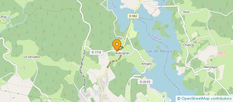 localisation de l'entreprise GROUPEMENT FORESTIER DES TERRES NOIRES  NEUVIC