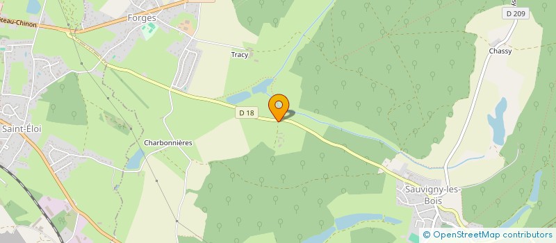 localisation de l'entreprise GROUPEMENT FORESTIER DES TRAINES à SAUVIGNY-LES-BOIS