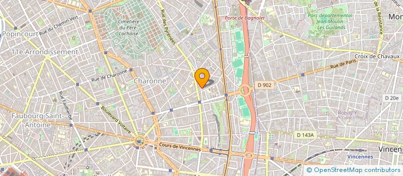 localisation de l'entreprise GROUPEMENT FORESTIER DES TROIS FONTAINES à PARIS