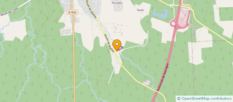 localisation de l'entreprise GROUPEMENT FORESTIER DES TROIS SOURCES à CAPTIEUX