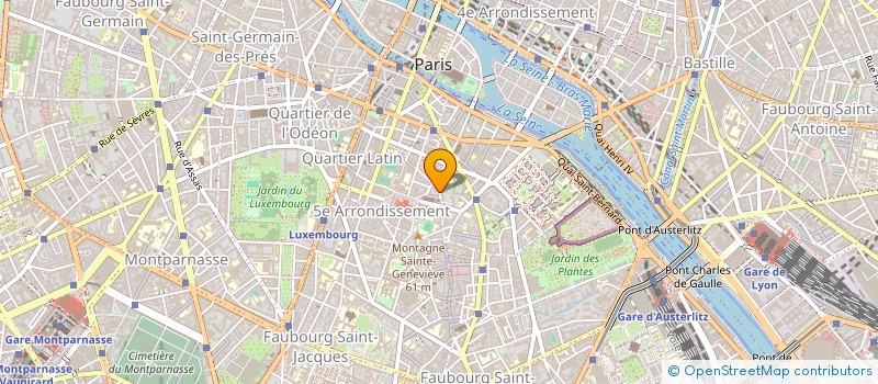 localisation de l'entreprise GROUPEMENT FORESTIER DES TUILERIES à PARIS