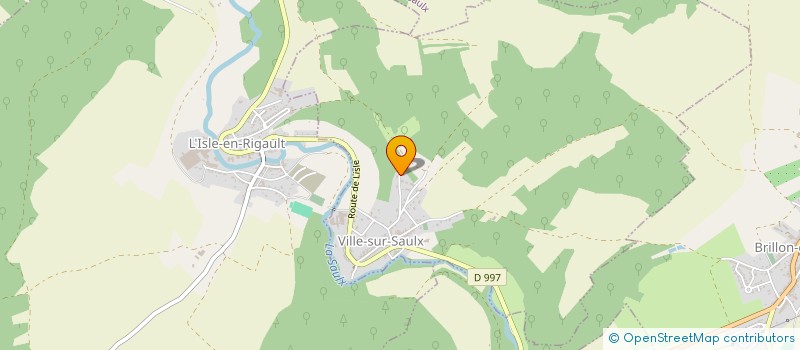 localisation de l'entreprise GROUPEMENT FORESTIER DES TULIPIERS  VILLE-SUR-SAULX