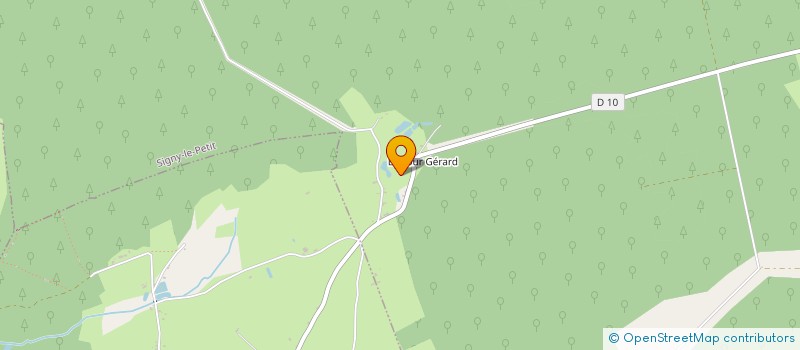 localisation de l'entreprise GROUPEMENT FORESTIER DES VIEUX FOURS  SIGNY-LE-PETIT