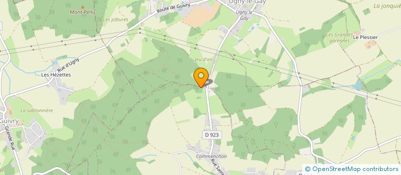 localisation de l'entreprise GROUPEMENT FORESTIER DEVAUMONT  COMMENCHON